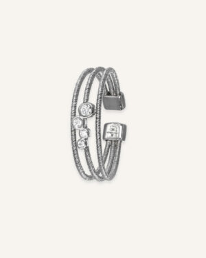 Otvoreni prsten sa cirkonima