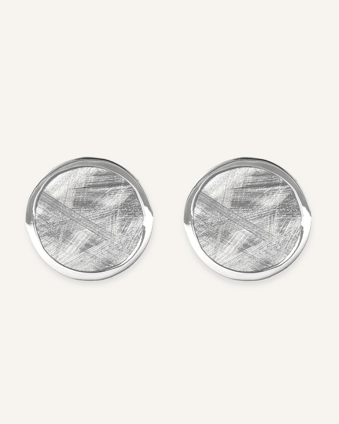 Okrugle matirane naušnice