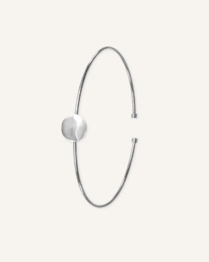 Halka narukvica sa okruglom pločicom