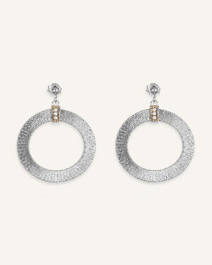 Okrugle naušnice sa cirkonima