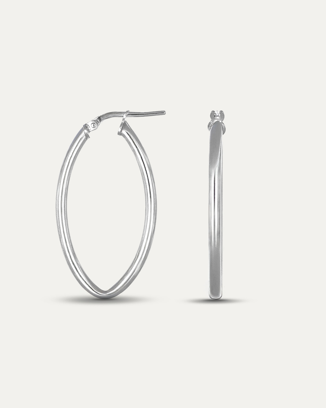 Ovalne halke naušnice