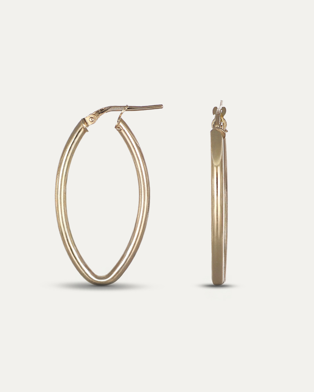 Ovalne halke naušnice